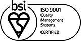 bsi - ISO 9001 Quality Managment Systems CERTIFIED